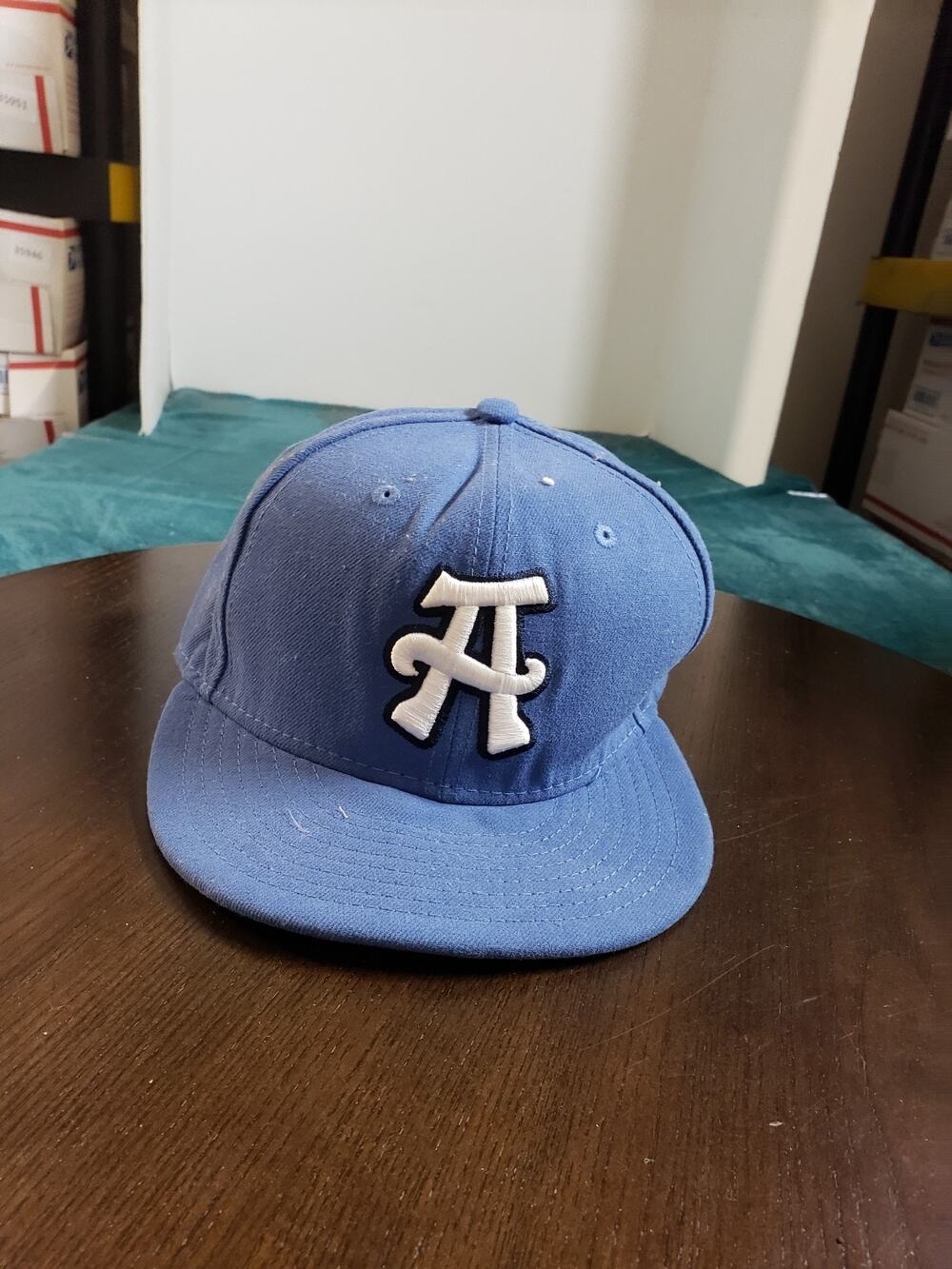 Asheville Tourists Hat Cap Size 7 3/8 Mens Blue New Era Fitted Baseball MiLB